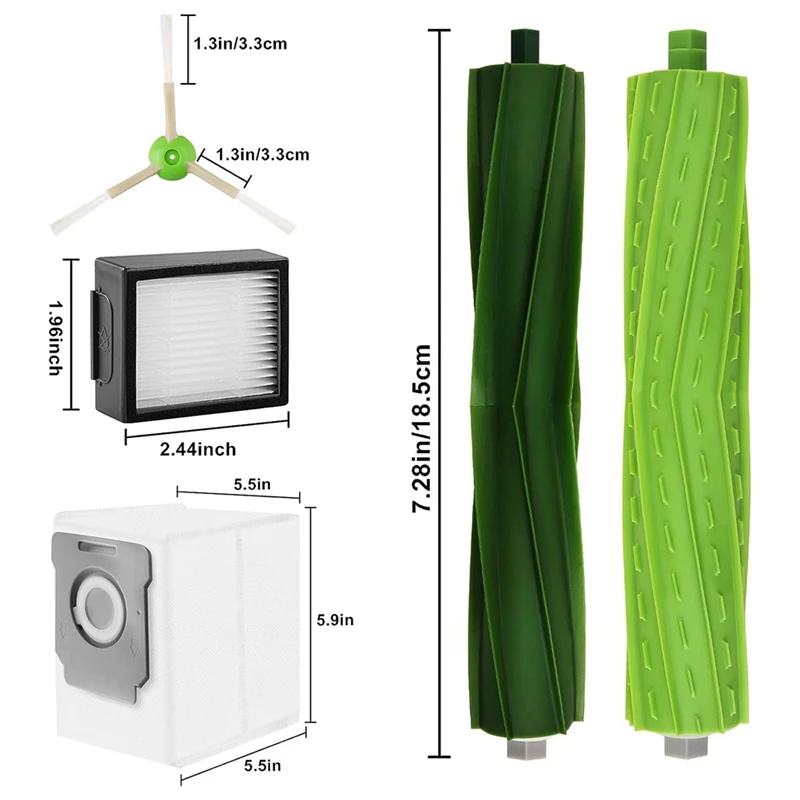1 ชุดอะไหล่สําหรับ Irobot Roomba I7 I7 + I3 I3 + I4 I6 I6 + I8 I8 +/ plus E5 E6 E7 J7 I, e & J Series เครื่องดูดฝุ่น