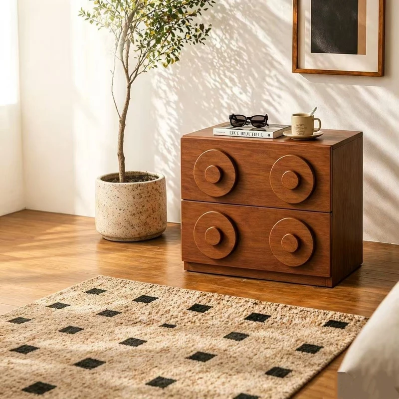 Modular combination cabinet Solid wood multi-functional bucket cabinet Household storage floor cabinet