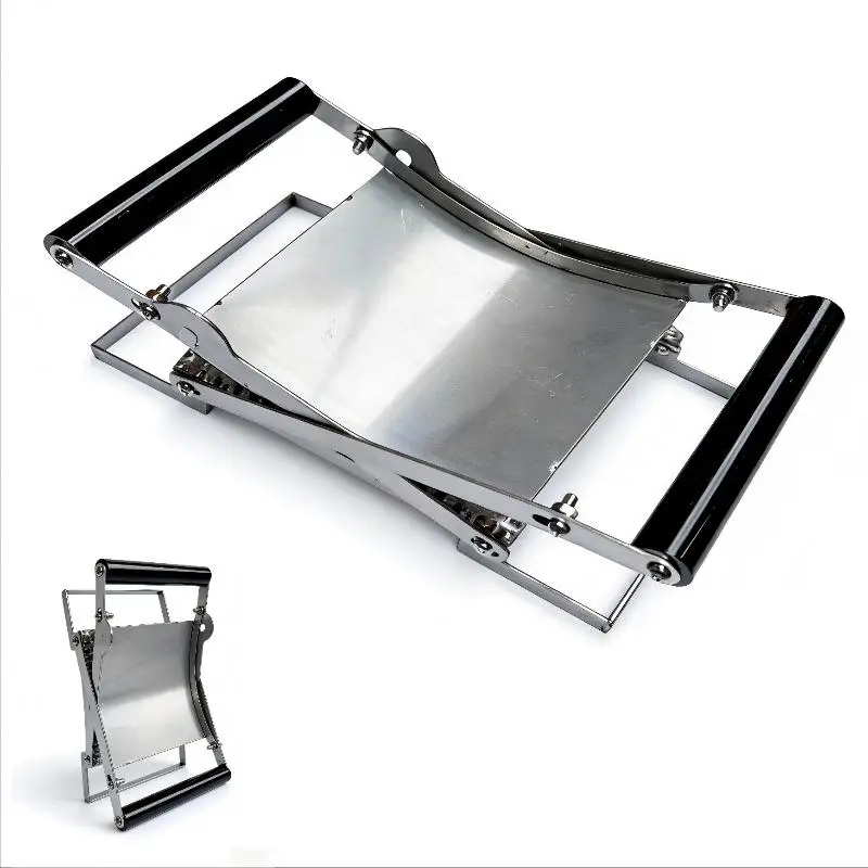 Manual Meat Tenderizer Portable Fast Cutlet Maker Stainless Steel Steak Tenderizer Kitchen Tools BBQ Beef Patty Maker