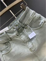 High Waist Slimming Denim  Skirt Women's Loose Versatile Casual f-length Bodycon Skirt Summer 2025 Korean Sle - Image 3