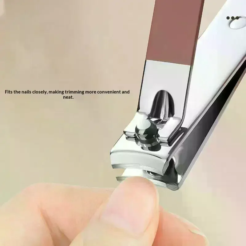 Stainless Steel Manicure Nail Clipper Set With Sharp Blades And Portable Case Perfect For Home Travel Daily Use