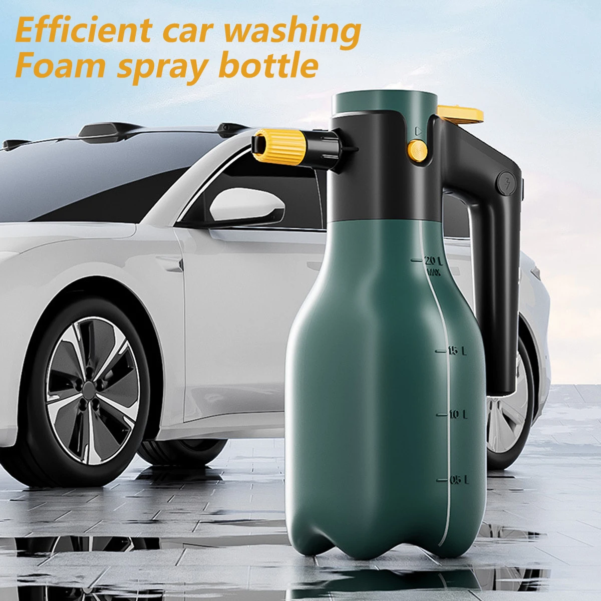 

Motorcycle, automobile, electric foam spray pot, pressure pot, car washing, fan shaped foam spray pot, pneumatic general spray