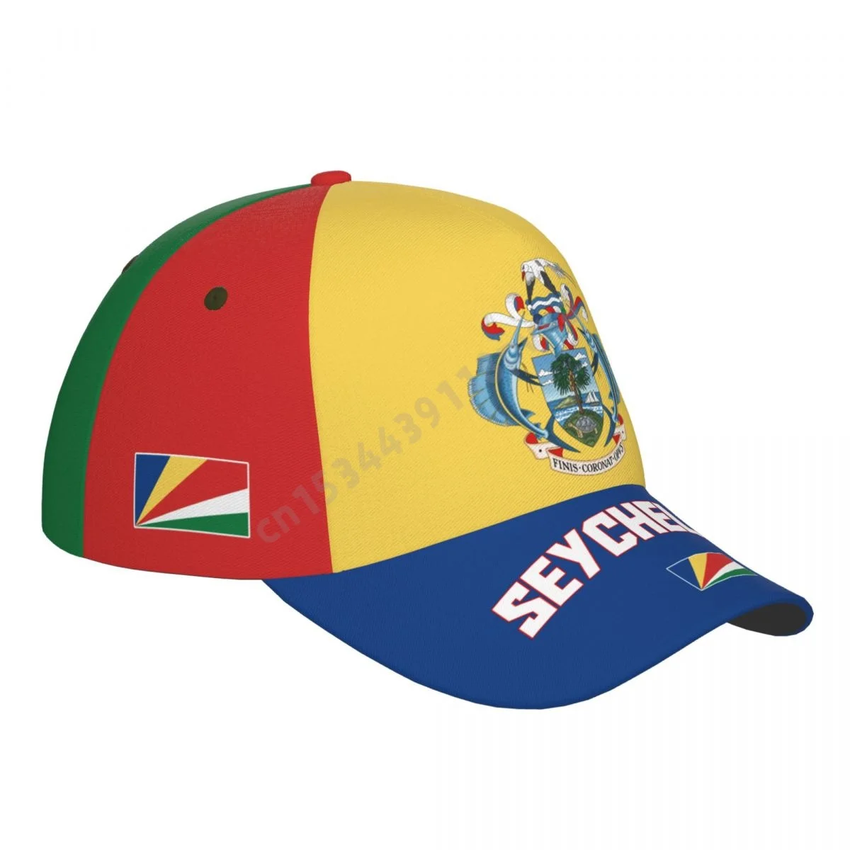 Unisex Seychelles Flag Seychellese Adult Baseball Cap Patriotic Hat for Baseball Soccer Fans Men Women