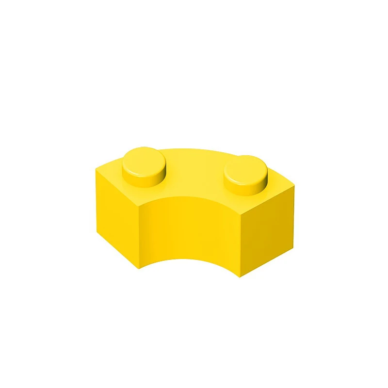 60pcs Moc Building Block Parts 3063 85080 Foundation Brick Rounded Corner 2x2 Curved Brick DIY Children's Toy Gift view 6