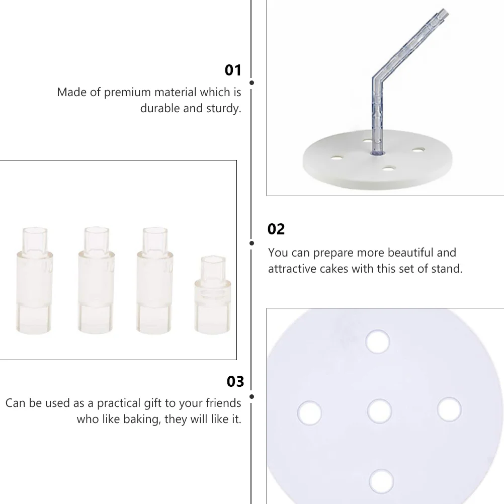 1Set Creative DIY Cake Molding Bracket Premium Material Easy Operate Anti-Gravity Cake Making Tools Baking Enthusiasts Gift