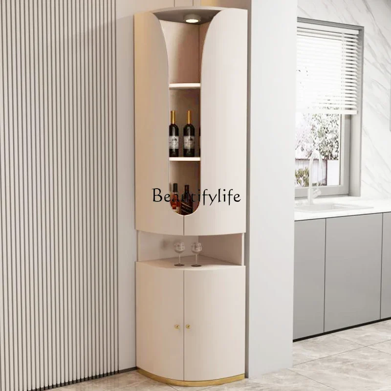 

yj39 Light luxury corner wine cabinet rack