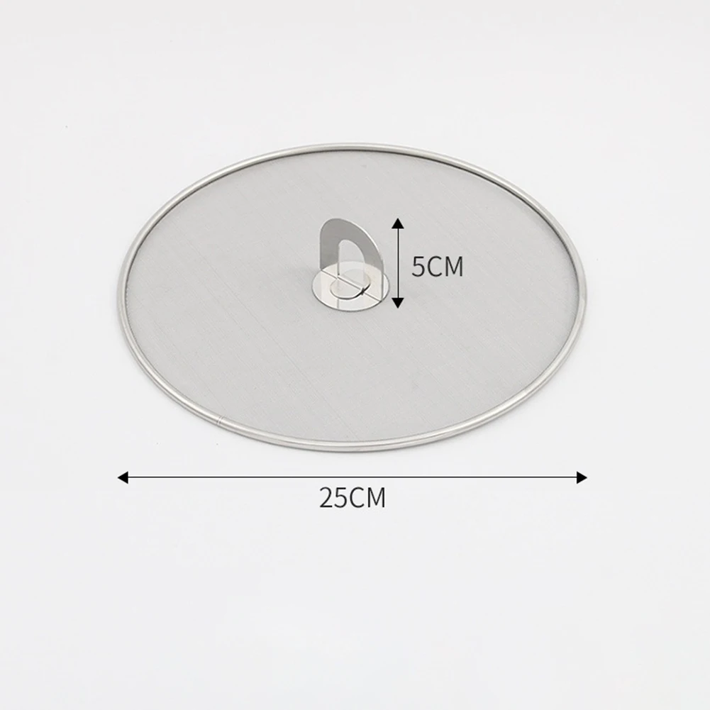 기름 튀김 방지 냄비 뚜껑 주방 도구, 프라이팬 그리스 스플래터 스크린 가드 메쉬 오일 스플래터 스크린 스플래시