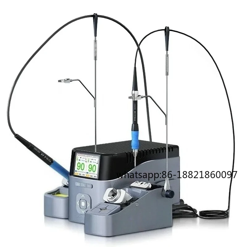 

Welding station intelligent double-sided station handle base T245 T210 T115 soldering iron head mobile PCB BGA SMD maintenance