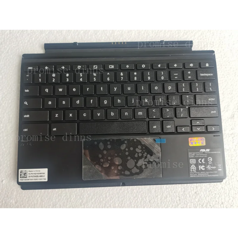 M   US Keyboard +bracket for ASUS Chromebook Detachable CM3 CM3000 10.5 inch