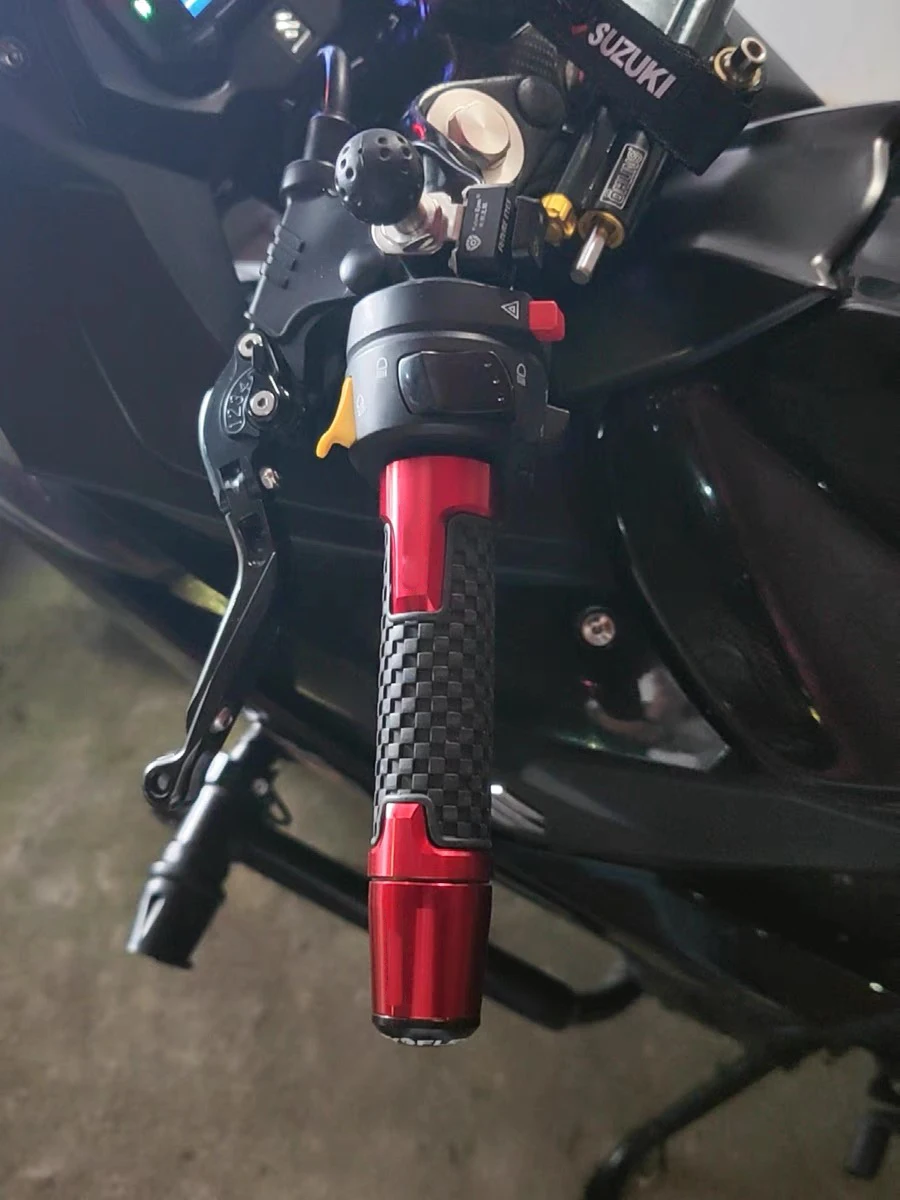 Para YAMAHA MT-07 MT07 MT 07 CNC empuñaduras de manillar de motocicleta de alta calidad tapa de extremo de barra de mango