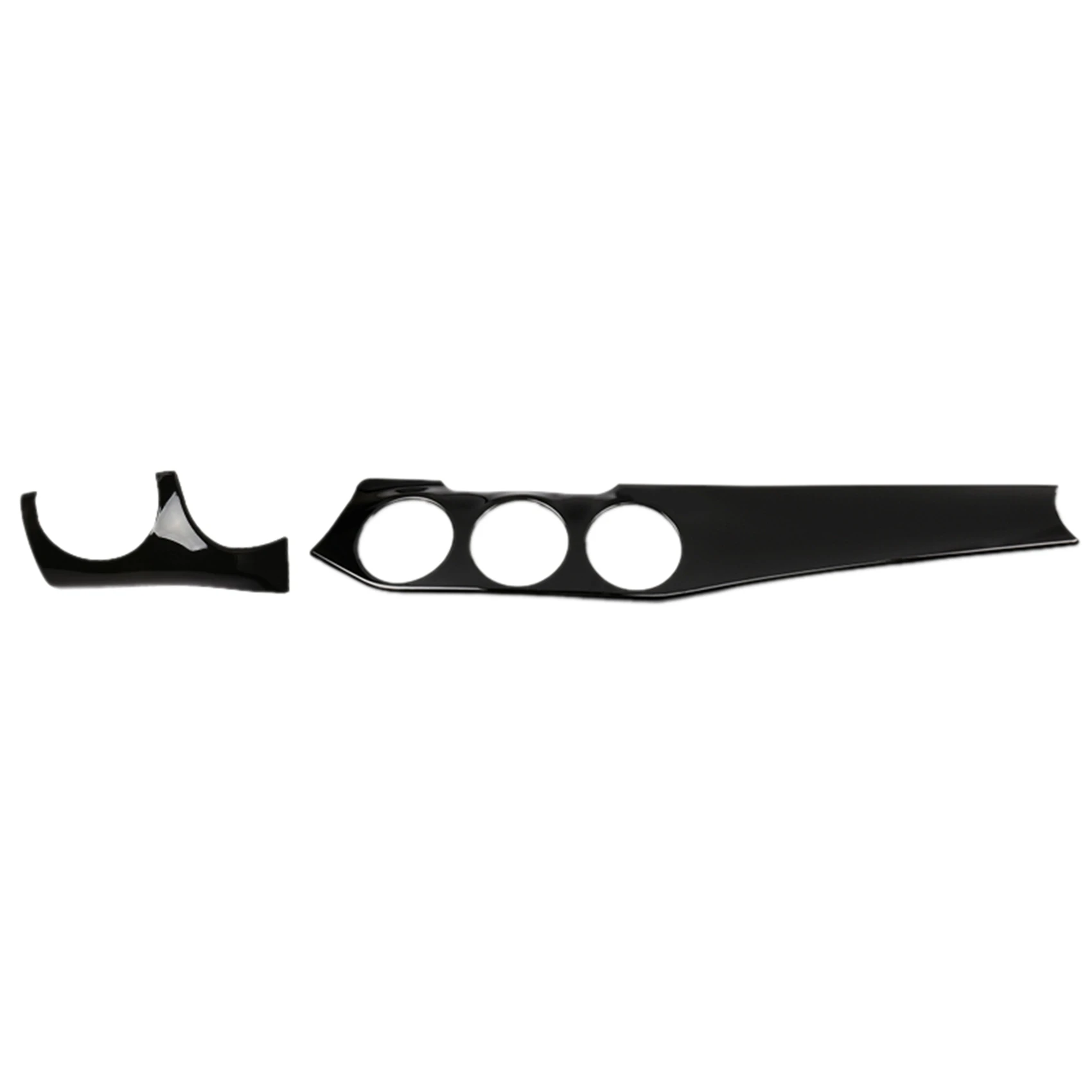 2Pcs Dashboard Air Condition Panel Trim Strip & Air Outlet Panel For Mercedes Benz W176 GLA X156 CLA C117 13-19 LHD Parts ,A