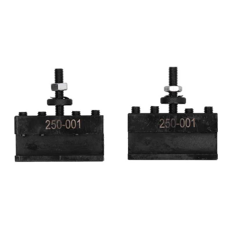 

2Pcs Tool Post Holder Turinng Facing Boring Piston Wedge Hardware High Speed Steel 250-001