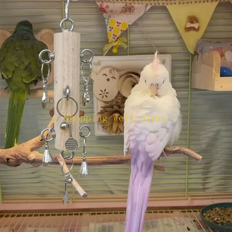 KX4B Birdcage مضغ لعبة تمزق اللغز مضحك السحب التسنين لعبة الطحن طحن لعبة