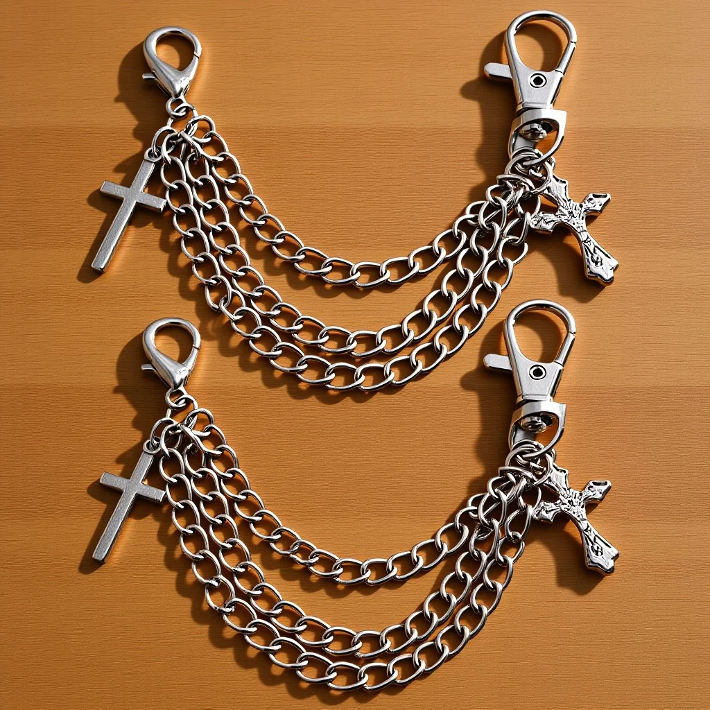 

2pcs 3D Chain Shoe Accessories Boot Chains For Women Shoe Western Jewelry For Women Cowgirl Chain Decoration Personalized