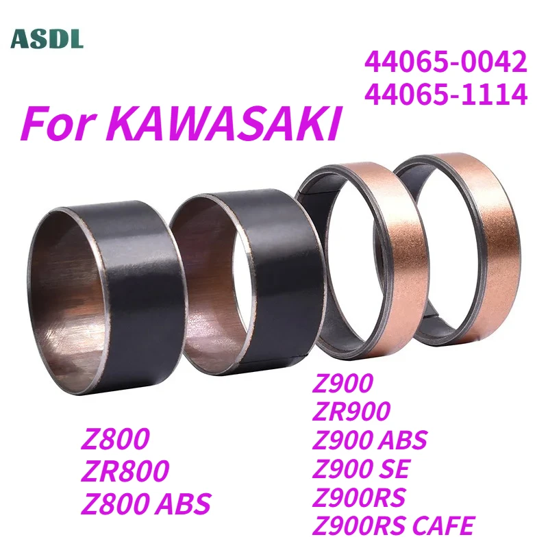 

Motorcycle Front Fork Bushings External Guide Rails Up Down Pair For KAWASAKI Z800 ZR800 2013-2016 Z 800 900 Z900RS ZR900 18-25