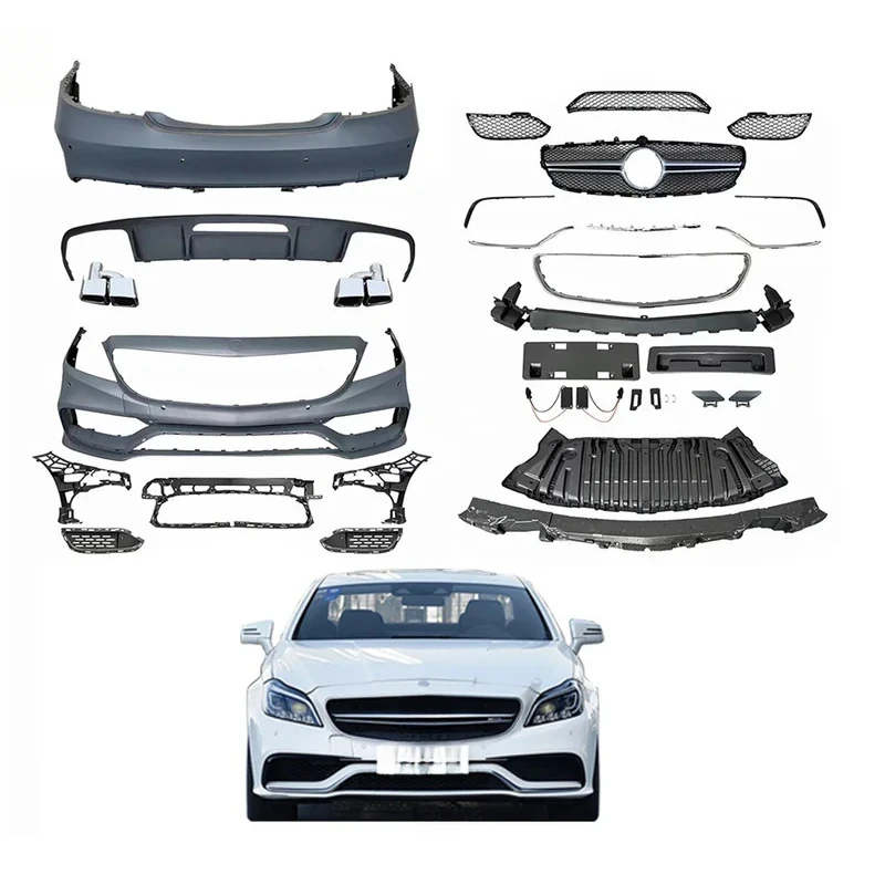 

For Merceses Bnz CLS Class W218 2011-2014 Auto Tuning Parts New Body Kit with Bumpers and Grille for CLS63 Plastic Material