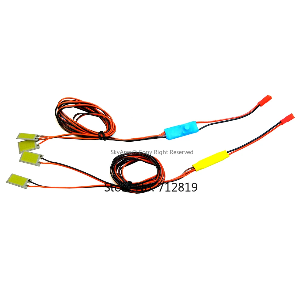 Super Bright Burst Flashing Lights Navigation Light LED Lamp 12V for Fixed Wing Airplane Multicopter Quadcopter RC Models
