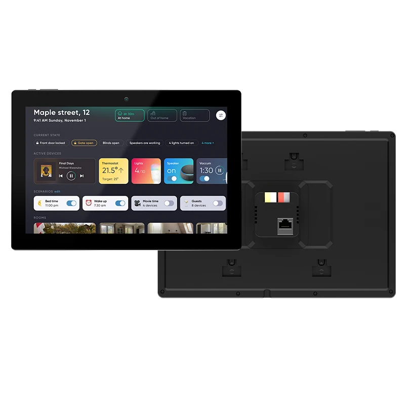 Smart Home 10-Inch KNX Touch Panel Capacitive Screen Quad Core 2GB Memory New Rockchip Processor Tablet PC for Business Use