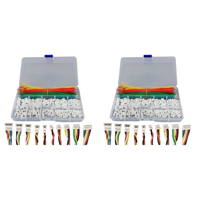 DT19-2X Jst 1.25Mm Pitch Extension Cable Male Female Connector 2/3/4/5/6 Pin Housing Adapter With Pre Pressed Silicon Wire