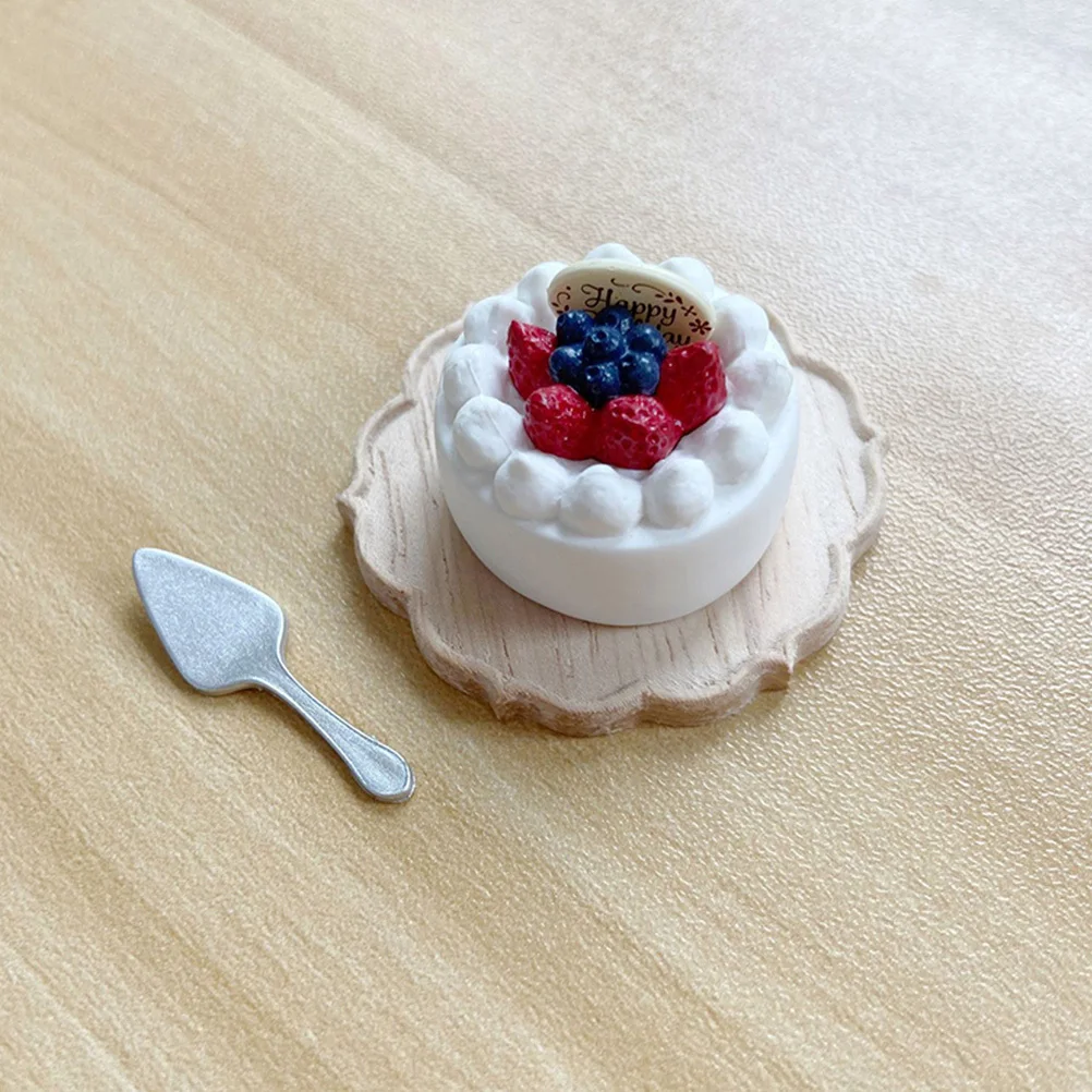 1 قطعة صينية خشبية صغيرة عالية الجودة ديكور فريد لدمية المطبخ غرفة المعيشة اكسسوارات لوازم صينية مصغرة #4