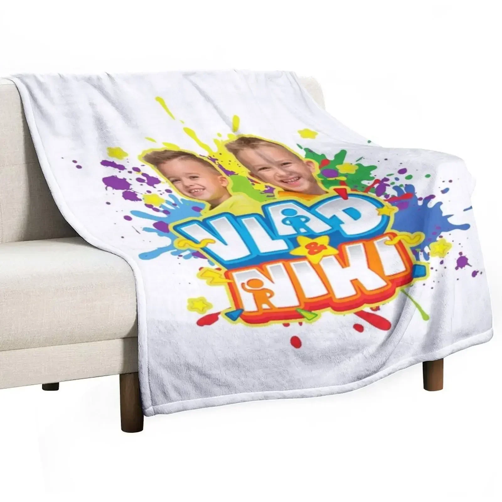 

vlad niki Throw Blanket Personalized Gift funny gift Soft Blankets