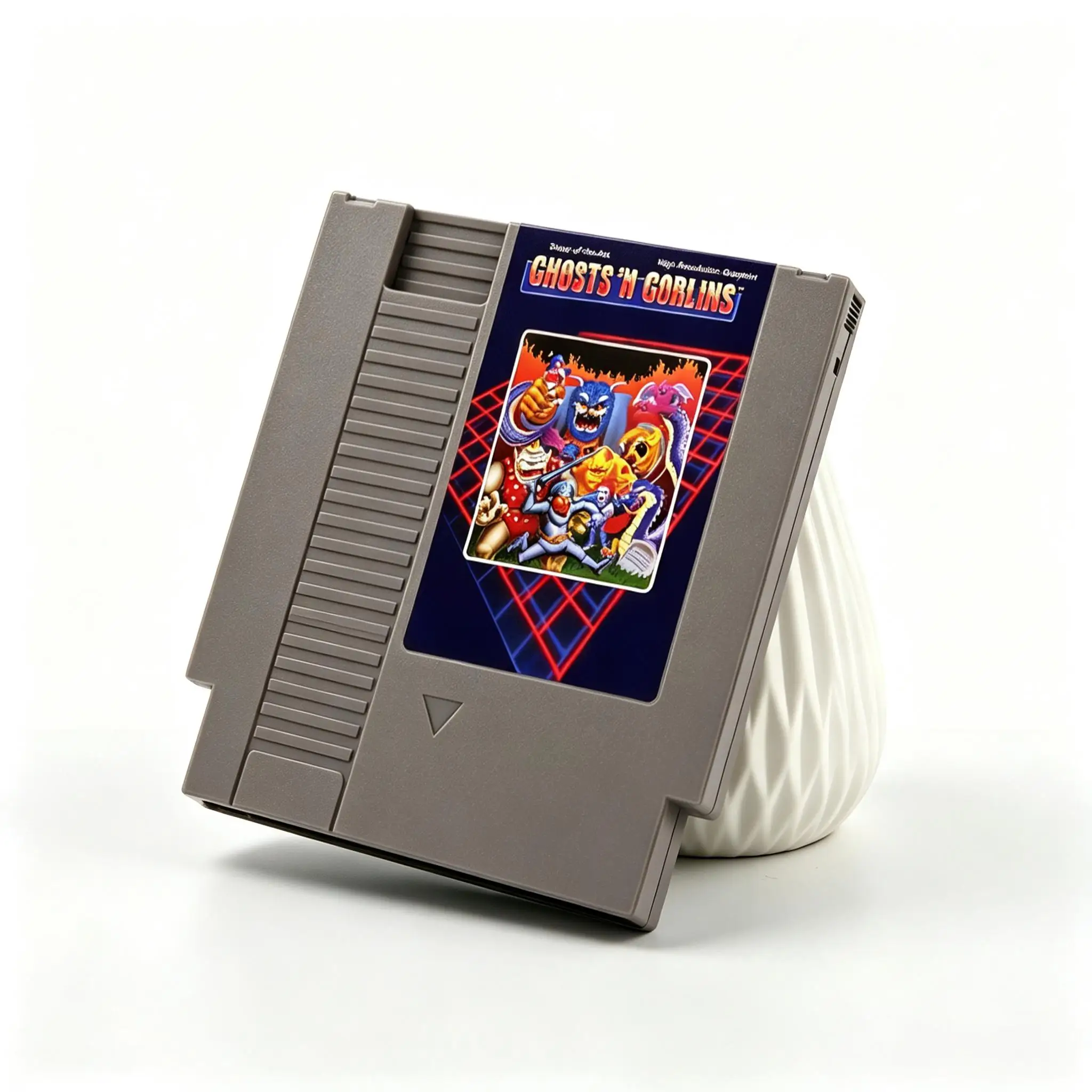 Link 05 Ghosts 'N Goblins For 72pins Cartridge Grey Shell Durable 8bit Game Card For NES Game Console Support Customize