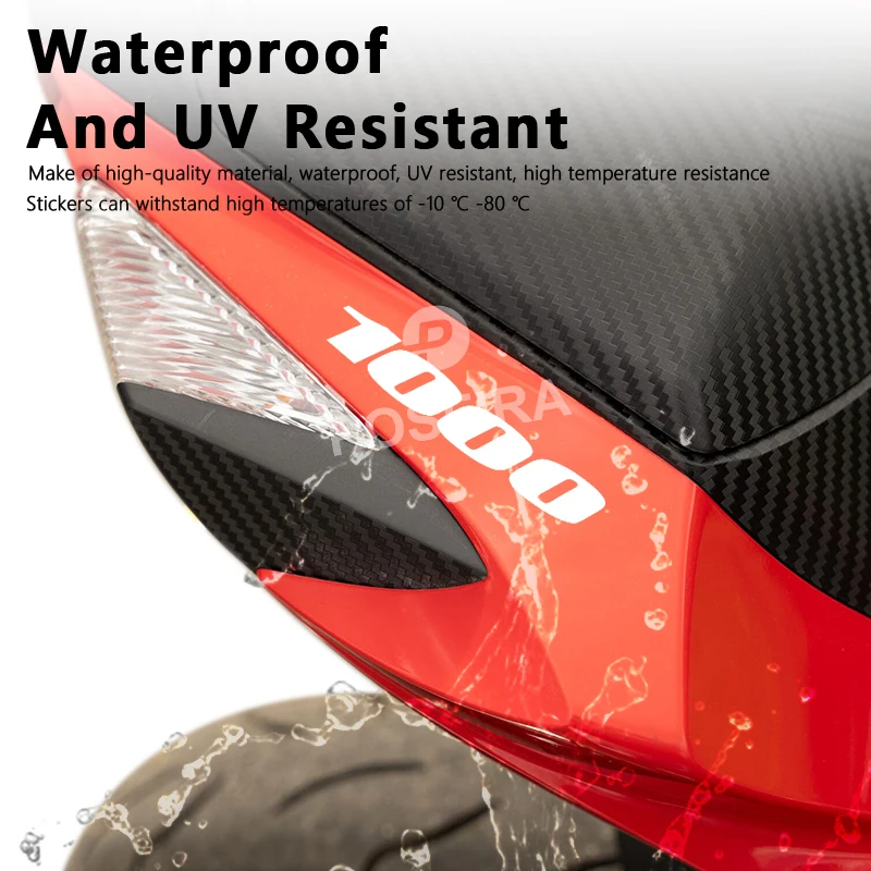 POSFIRA Naklejka motocyklowa Wodoodporne naklejki do Suzuki GSXR 1000 GSX R GSXR1000 Akcesoria K9 K8 K7 K6 K5 K4 Naklejka motocyklowa