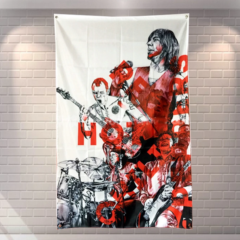 

Rock Band Hip Hop Regga Poster Senior Art Waterproof Cloth Painting Large Flag Banner Tapestry Wall Stickers Mural Home Decor A1