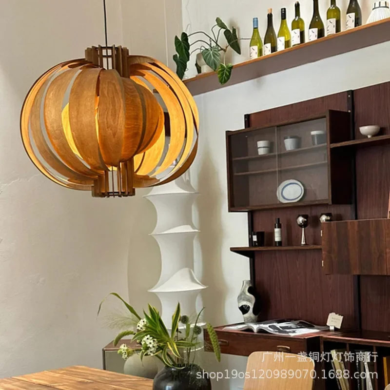 

Итальянская деревянная подвесная лампа в скандинавском стиле, люстра в стиле Баухаус для гостиной, минималистичный светильник в стиле Space Age для спальни и современной столовой