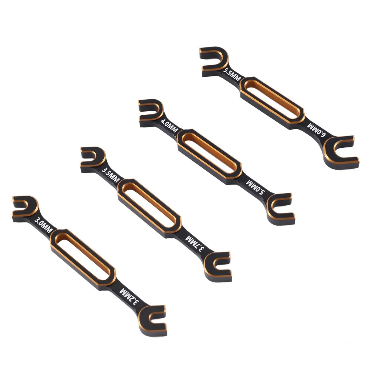 Imagem -03 - Metal Wrench Conjunto para rc Car Ball Head Tensor End Joint Removedor Ferramentas de Reparo 3. 3.7. 4. 5.5. Milímetros Peças