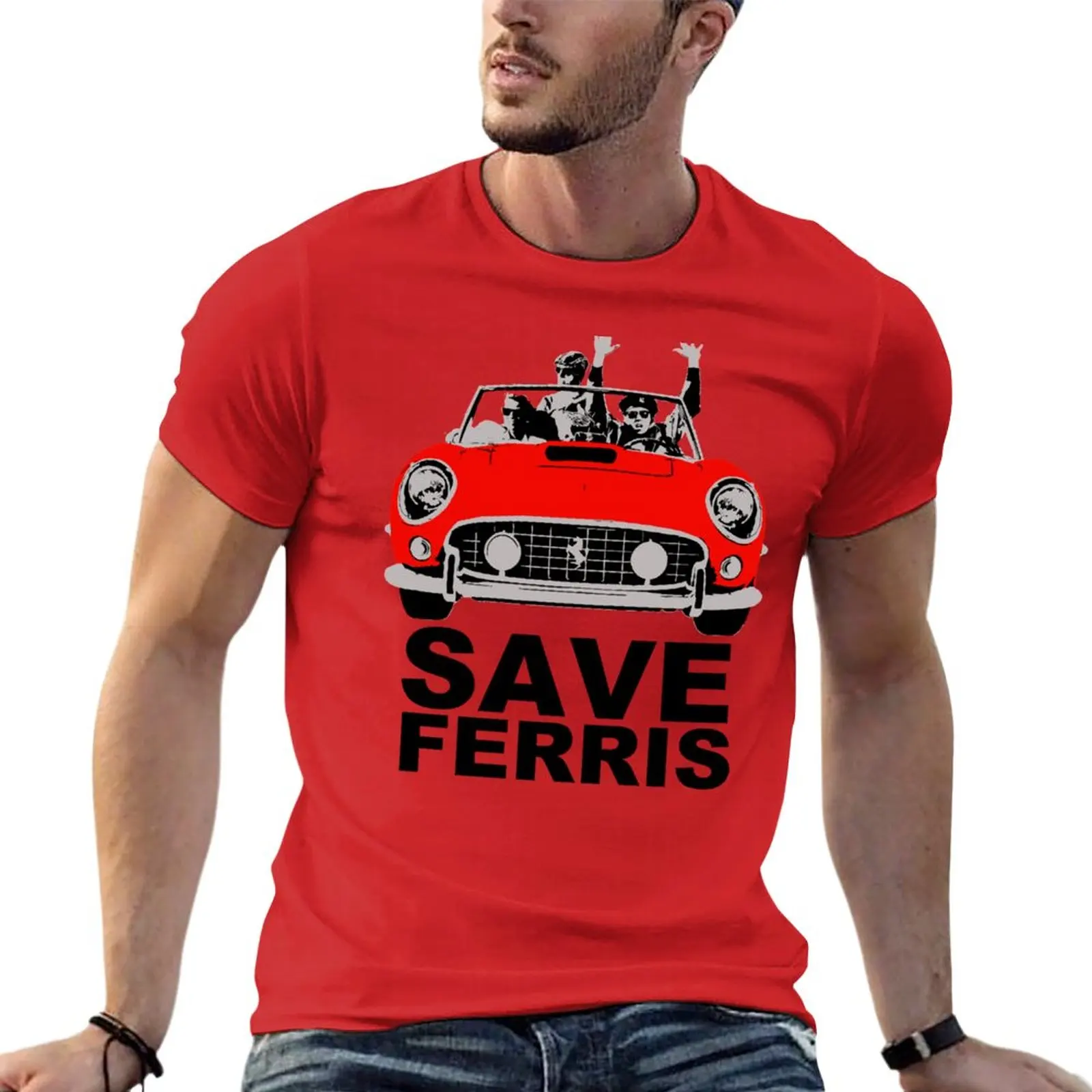 New Save Ferris T-Shirt t-shirts man custom t shirts design your own mens graphic t-shirts hip hop