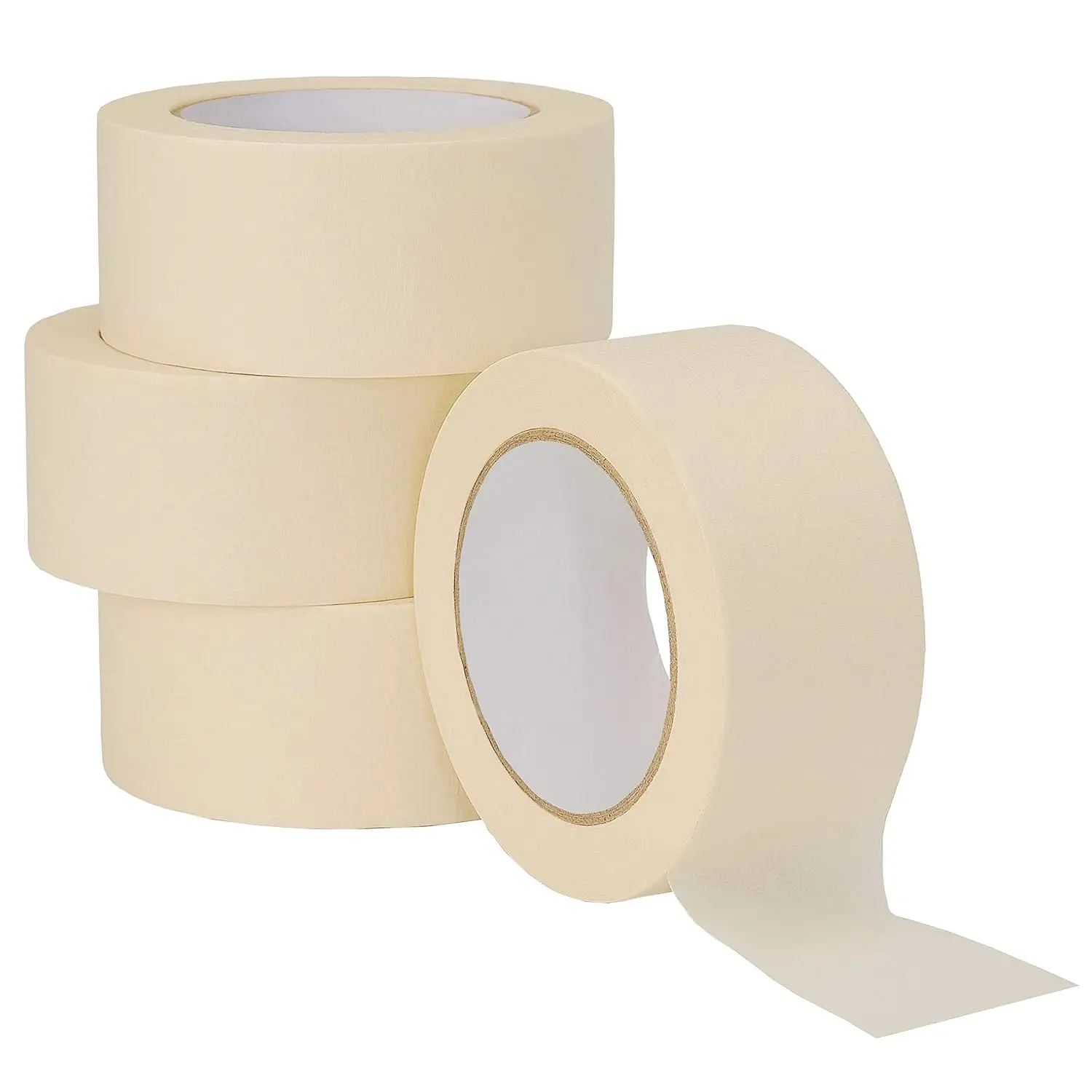 

Wide Masking Tape 2 inches, White Masking Tape Bulk Multi Pack, General Purpose & High Performance, 1.95 inches x 55 Yar