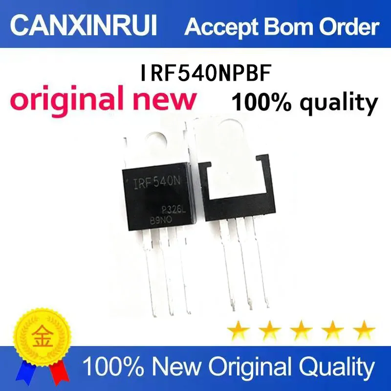 (5-100 Pieces)IRF540N IRF540NPBF TO-220 33B/100V MOSFET
