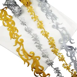 Gold and Silver Embroidery Lace Handmade DIY Performance Dance Clothing Accessories Embroidery Hot Flower Sewing Tools