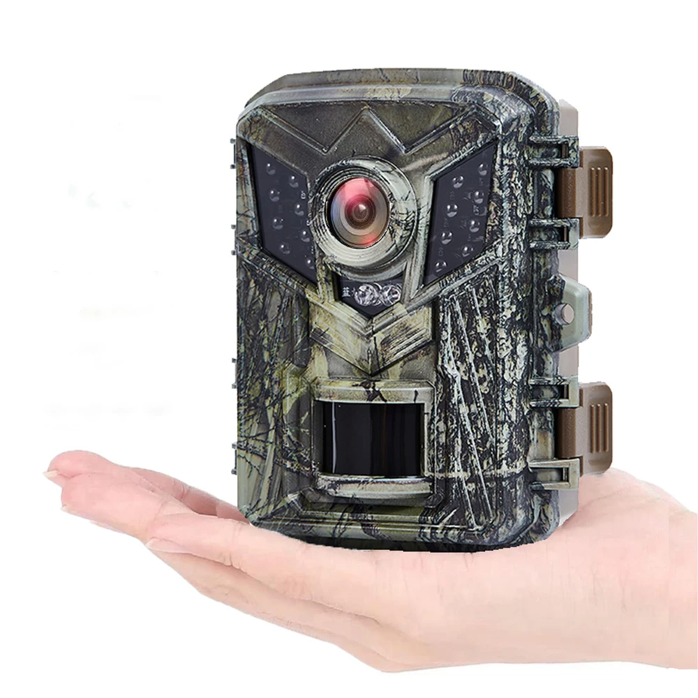 Mini Hunting Camera 16MP 1080P Wild Trail Game Cam Infrared Night Vision Outdoor Motion Activated Trigger Scouting Photo Traps