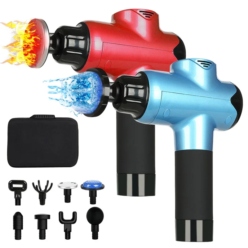 20-Speed Adjustable Aluminum Alloy Mini Massage for Comprehensive Body Fitness Hand & Foot Vibration for Waist & Arm