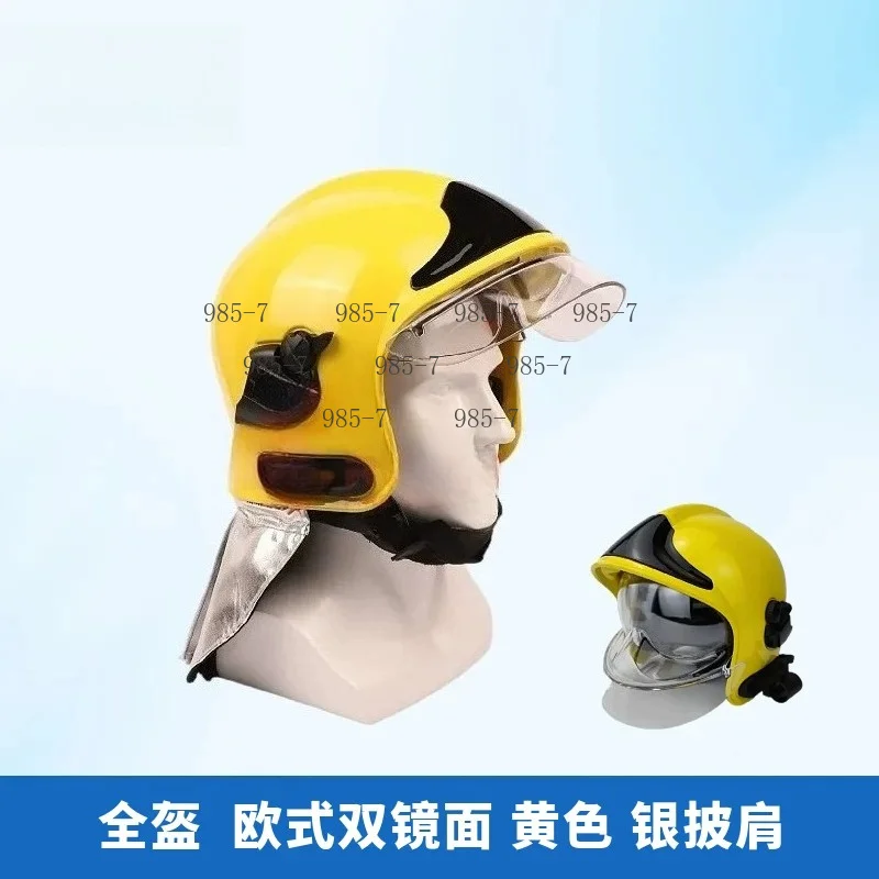 Double-sided Cover Full Safety Helmet, Pressure Resistant Gold Plated Film Protective Headgear