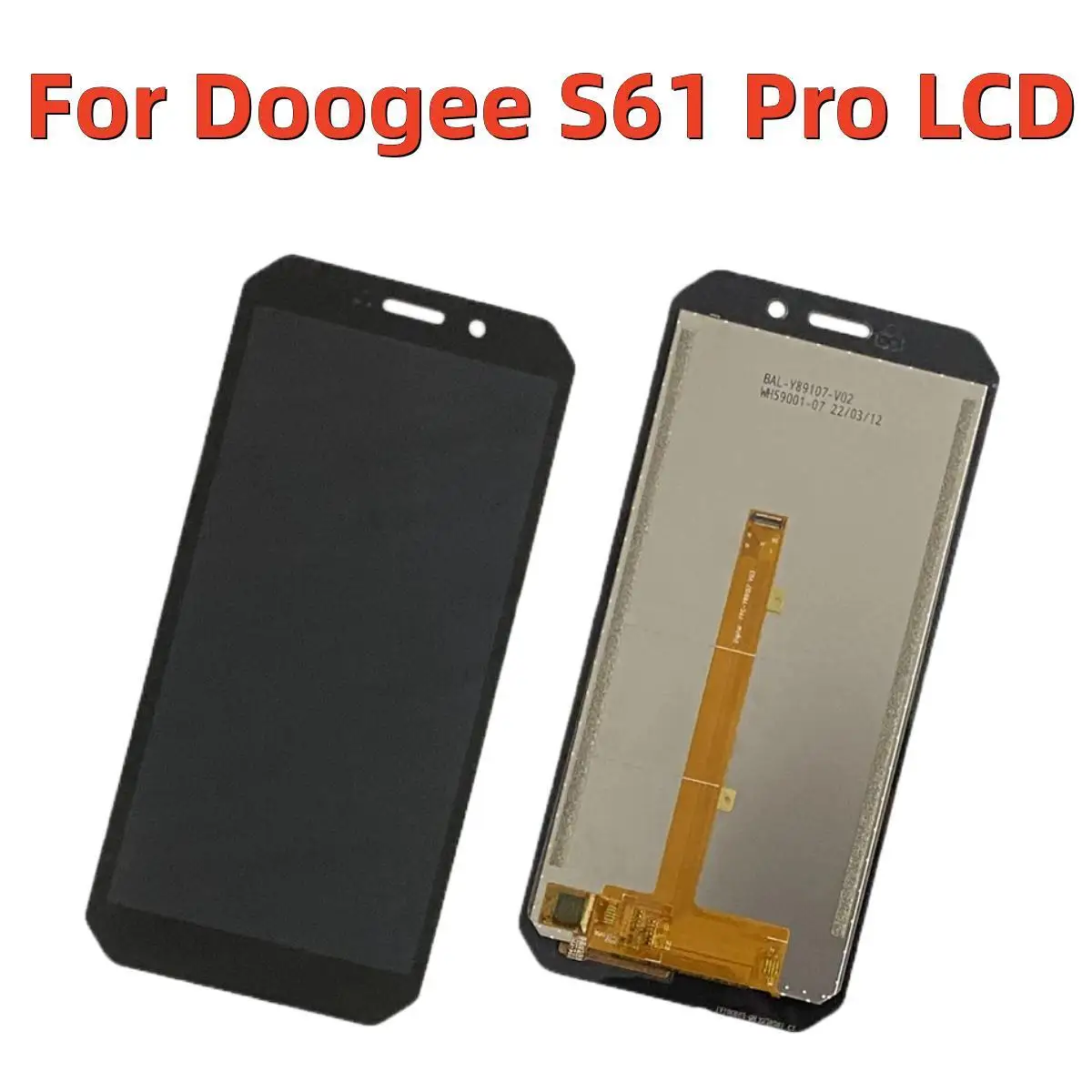 

Original 6.0 LCD For Doogee S61 Pro LCD Display+Touch Screen 100% Original Tested LCD Digitizer Panel For Doogee S61 LCD Display