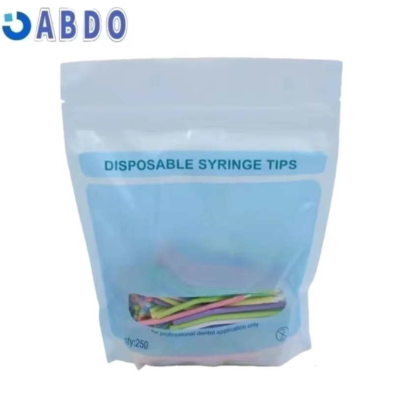 Disposable Air-Water Syringe Tips Plastic Three Ways Syringe Tips Water Air Syringe Head Nozzles for Washing Drying 250 Pcs/lot