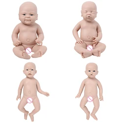 IVITA 100% Silicone Reborn Baby Dolls Unpainted Realistic Baby Dolls Lifelike Newborn Wholesale Toys DIY Blank Toys Kit for Kids