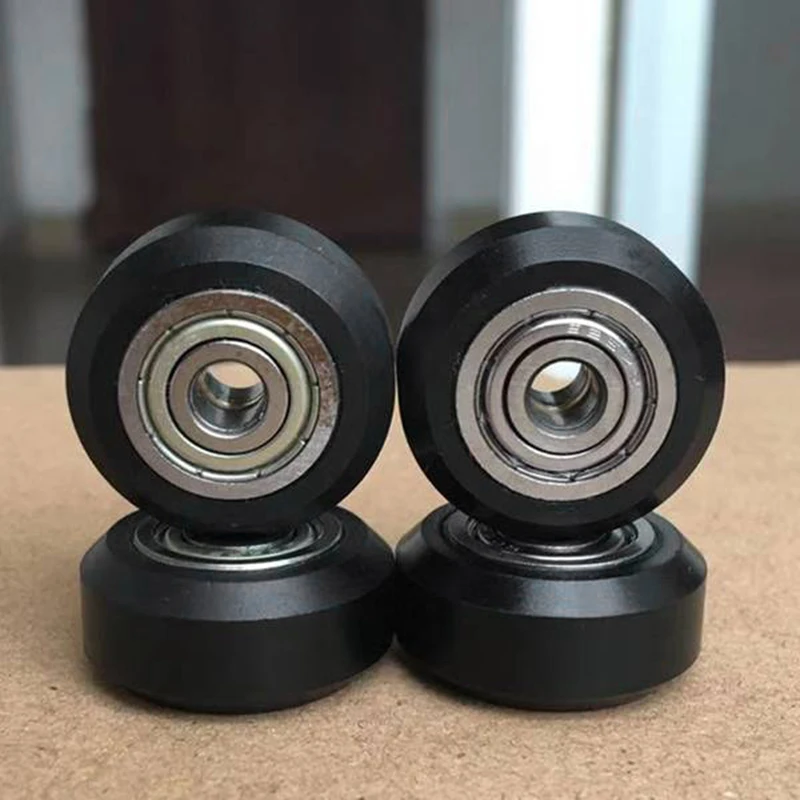 Hot 10 buah roda plastik POM dengan bantalan model besar roda bulat pasif Idler katrol roda Perlin roda untuk CR10 Ender 3