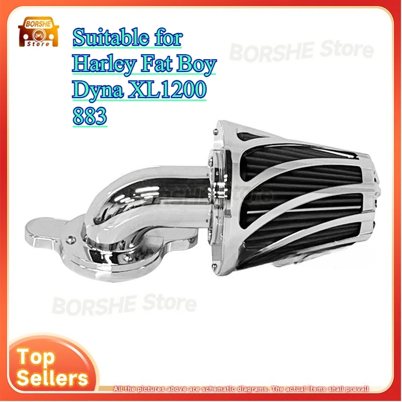 

Suitable for Harley Fat Boy Dyna XL1200 883 Softail Street Glide Modified Mushroom Head Air Filter