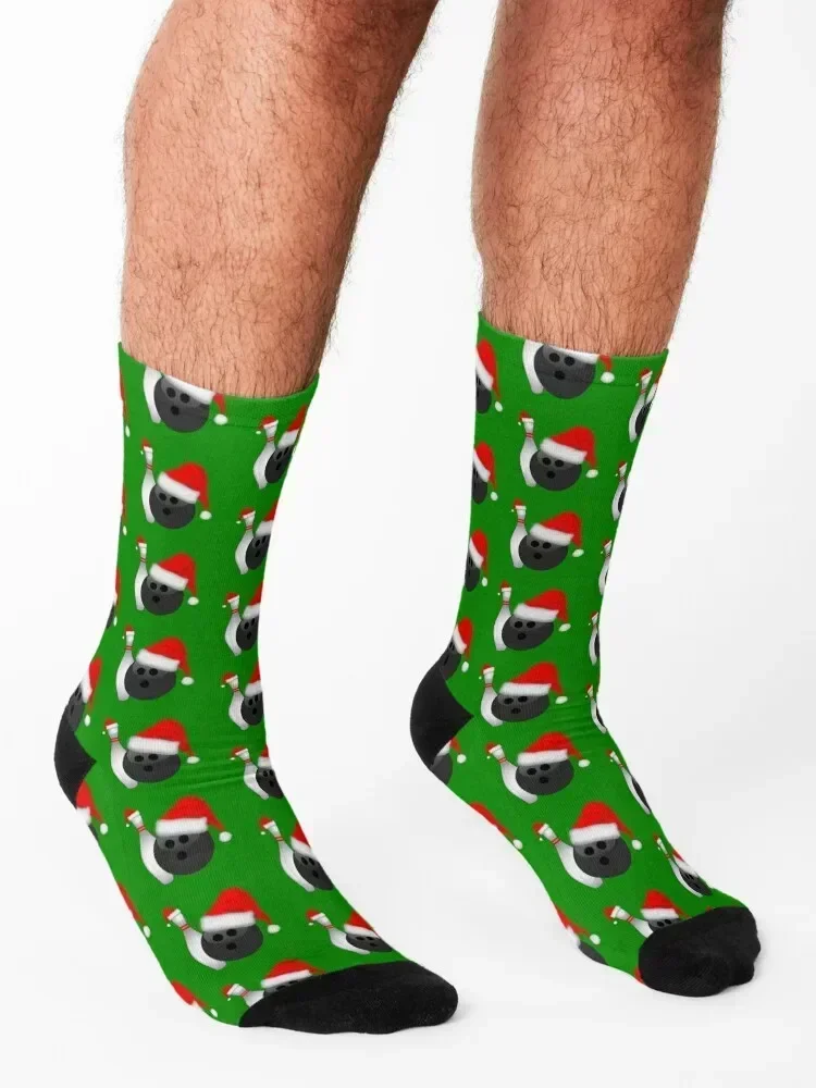 Christmas Bowling Socks cool sheer short ankle Women's Socks Men's