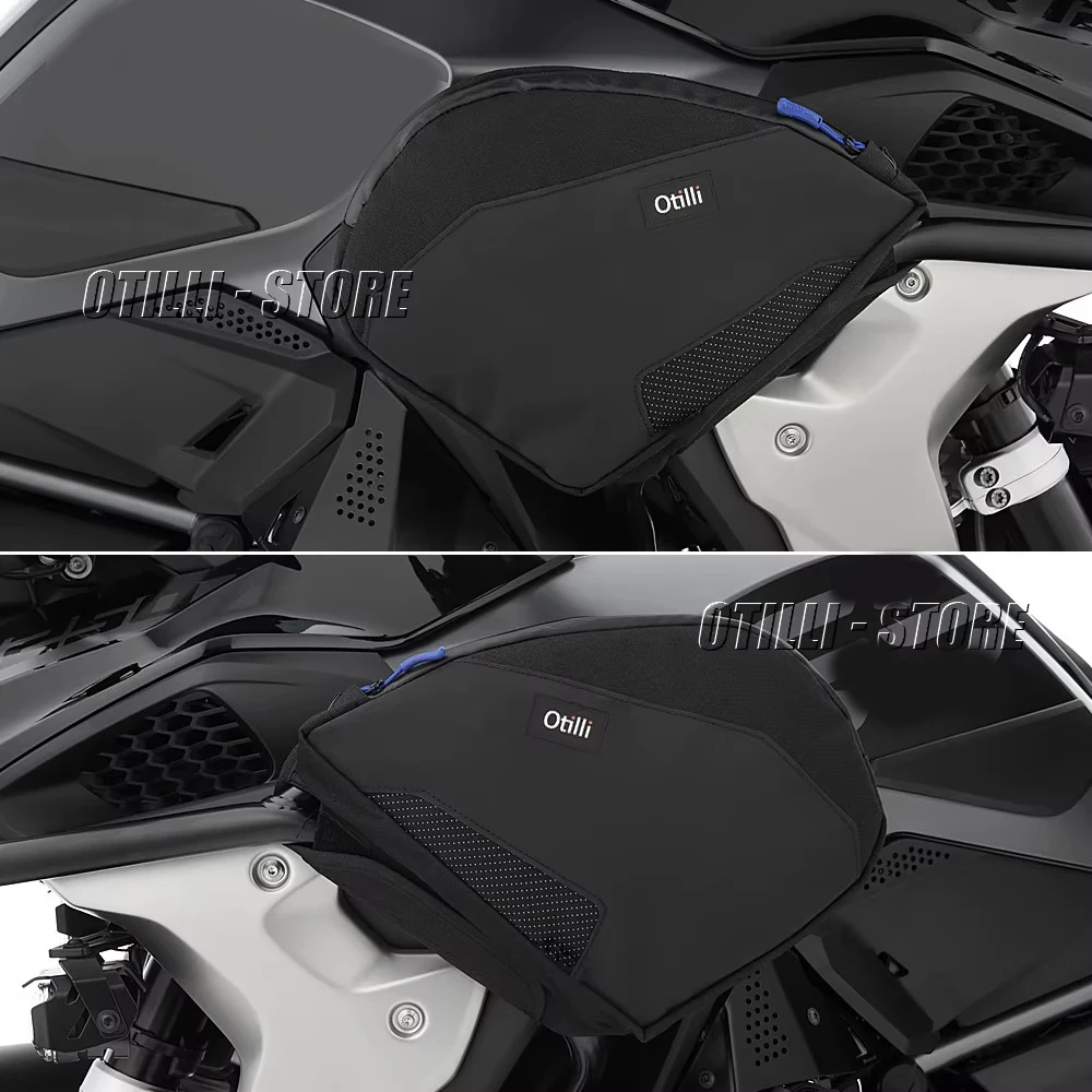 For BMW G 310 GS R1200GS LC R1250GS F 850 GS Adventure Saddlebag Frame Crash Bars Waterproof Bag Bumper Placement bag Logo