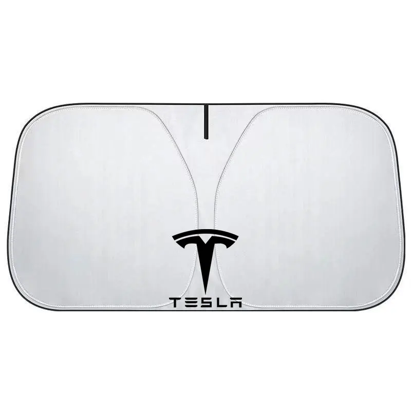 

2025 Tesla Model Y Model 3 Windshield Sunshade Sunshine Foldable Insulated Bed Storing Bag