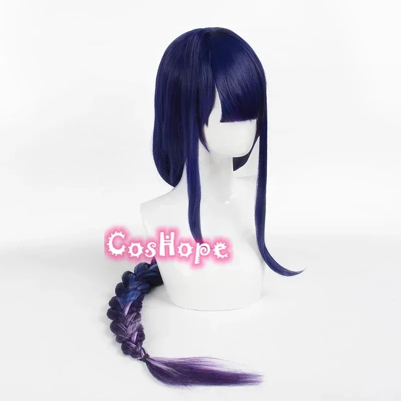 

Baal Косплей Raiden Shogun Парик 110 см Синий Фиолетовый Парик Косплей Аниме Косплей Парик Термостойкие Синтетические Парики Волосы