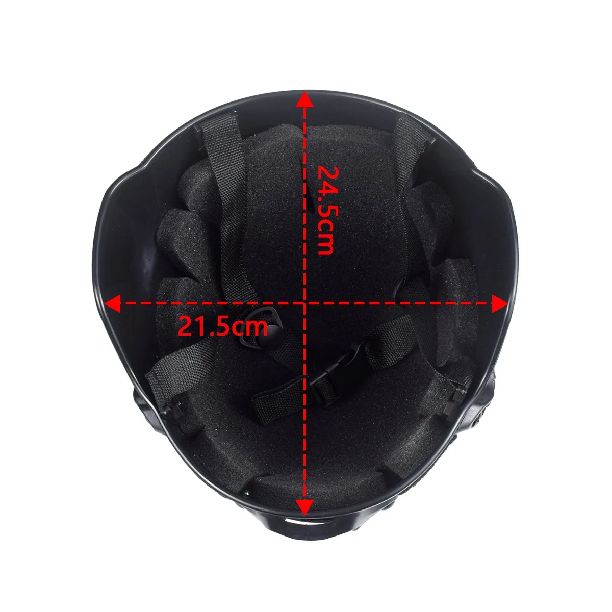 Economical FAST MICH2000 Tactical Helmet, Adjustable ABS Helmet for Airsoft Paintball CS SWAT Riding Rescue Outdoor Sports