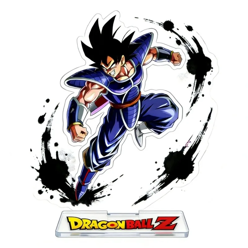 Cartoon anime Dragon Ball acrylic stand Super Saiyan transparent high-definition desktop ornament room decoration children's toy - Image 5