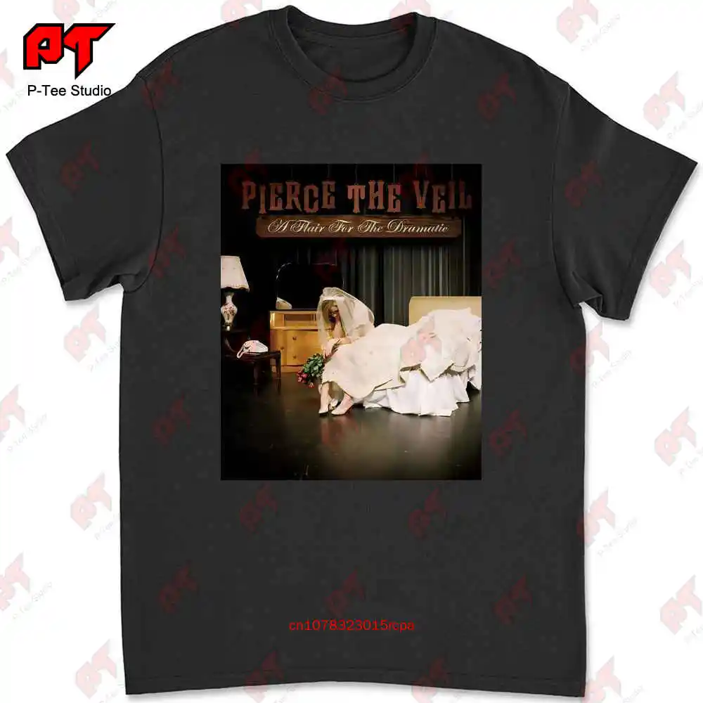 Pierce The Veil A Flair For Dramatic T Shirt Black Cotton All Sizes S 3Xl MATL