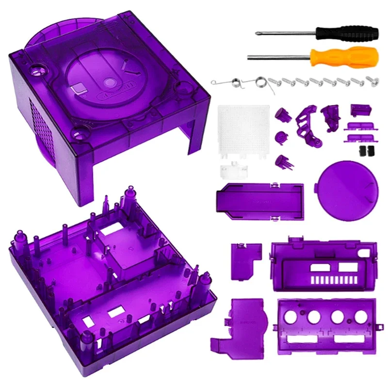 8 kolorów przezroczystej obudowy do konsoli Gamecube NGC Retro – zamiennik obudowy, przezroczyste etui DOL-001 DOL-101 — zdjęcie produktu 3